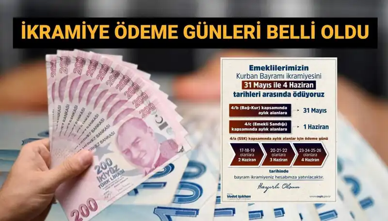 Emekli Bayram İkramiyeleri Hesaplara Geçiyor! Tarih Merak Ediliyor