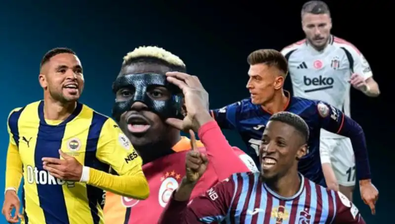 Süper Lig’de Gol Krallığında Nefes Kesici Çekişme: Osimhen Zirveye Koşuyor
