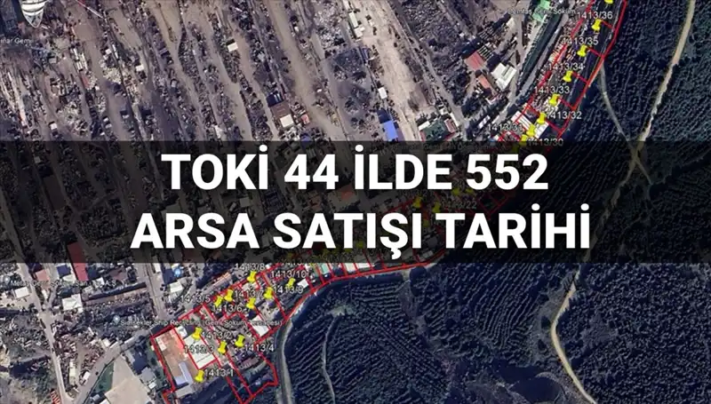 TOKİ'nin Açık Artırması: Yüzlerce Arsa İstanbul'dan 44 İle Satışa Sunulacak!