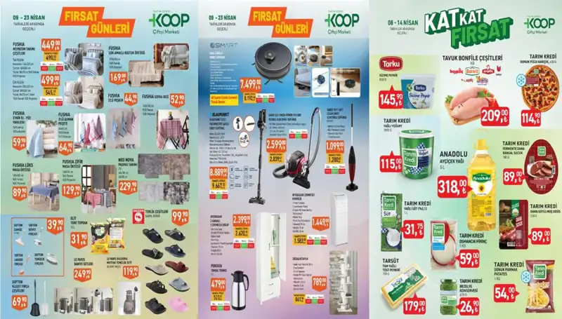 Tarım Kredi KOOP Marketlerinde 12-23 Nisan İndirimleri: Alışverişte Kaçırılmayacak Fırsatlar