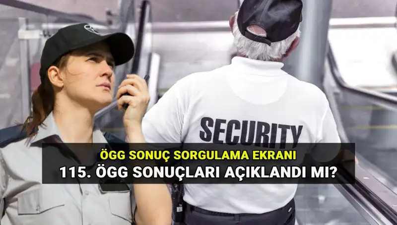 Özel Güvenlik Sınavı Sonuçları Açıklandı! İşte Detaylar ve Sorgulama Ekranı