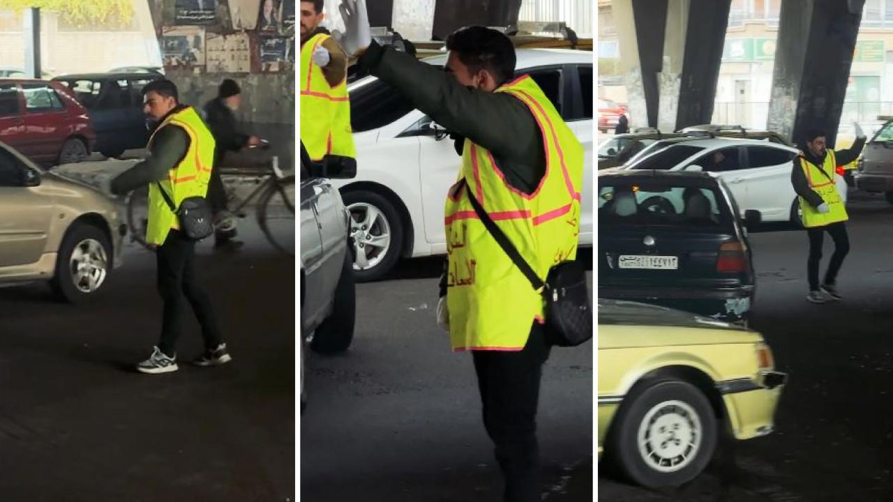 Suriye'de Gönüllüler Trafik Denetiminden Sorumlu