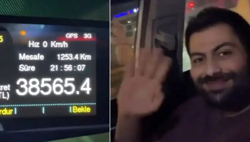 22 Saat Açık Kalan Taksimetre ile Şehir Şehir Gezen Yolculuk