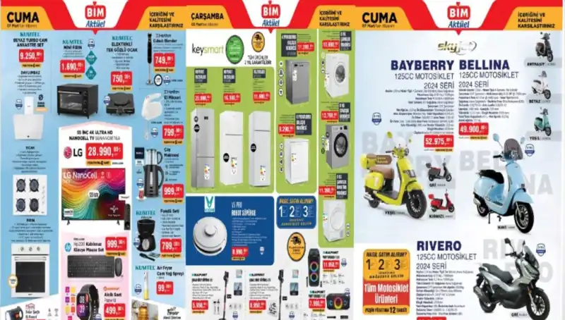 BİM'de Mart Ayının En İddialı Ürünleri: Robot Süpürge, Televizyon ve Daha Fazlası