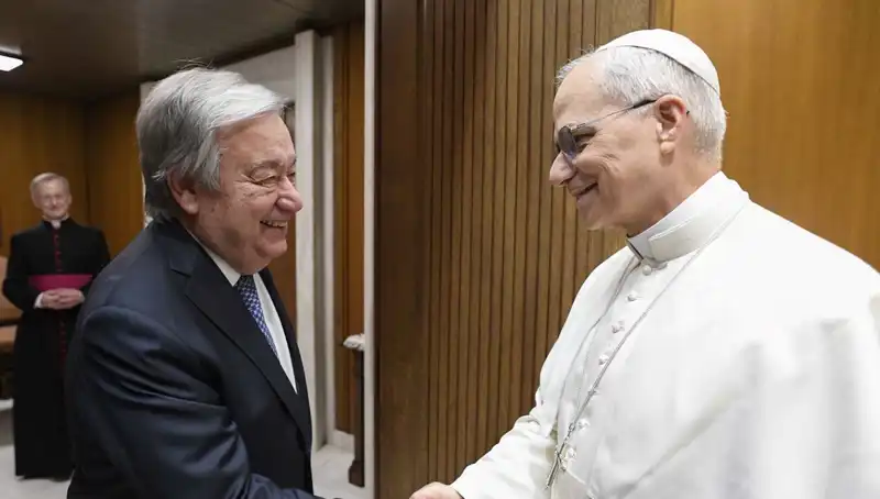 Papa Francis ile Antonio Guterres, Dünya Barışı İçin Tarihi Bir Buluşma Gerçekleştirdi