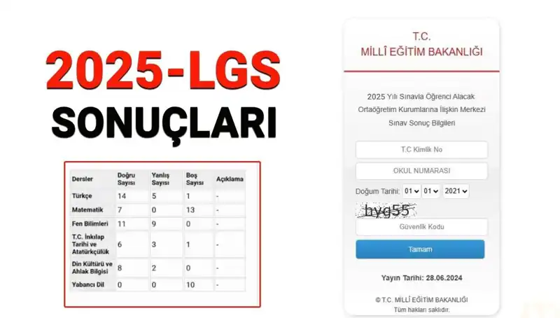 LGS 2025 Sınav Sonuçları Ne Zaman Açıklanacak? İşte Detaylar