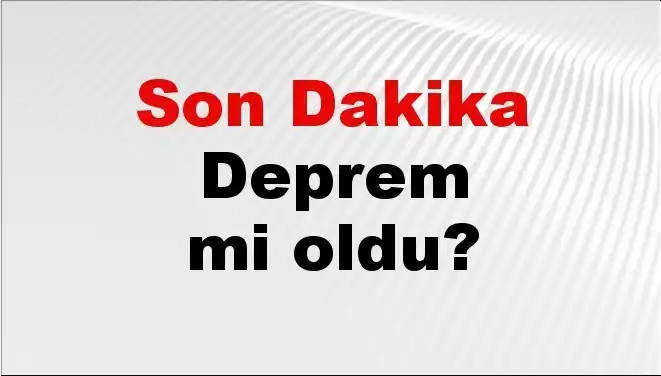 Kütahya'da Şok Edici Deprem! Detaylar ve Son Gelişmeler Burada