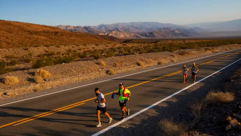 Ölüm Vadisi’nde Dünyanın En Zor Maratonunda Rekor Kırarak Tarihe Geçti