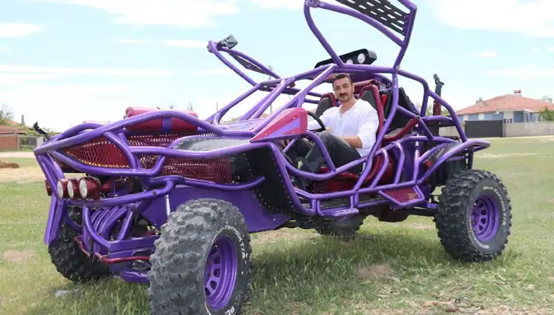 Kendi Arazi Araçını Yapan Genç: Mad Max İlham Verdi!