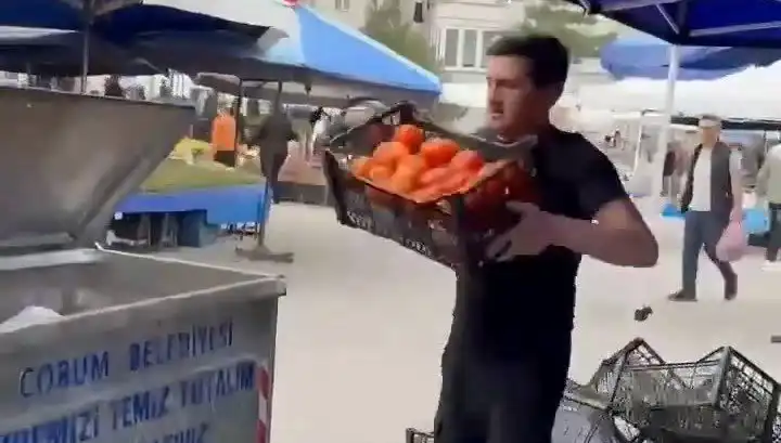 Domatesleri Çöpe Döken Pazarcıya Şok Cezası: Tüm Detaylar Burada!