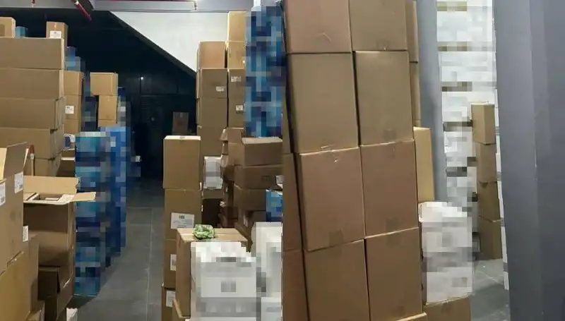 Tekirdağ'da Yapılan Baskında Milyonlarca Makaron Ele Geçirildi!
