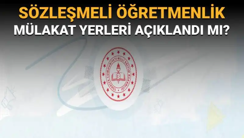 Sözleşmeli Öğretmenlik Mülakatları Başlıyor: Gözler MEB'de!